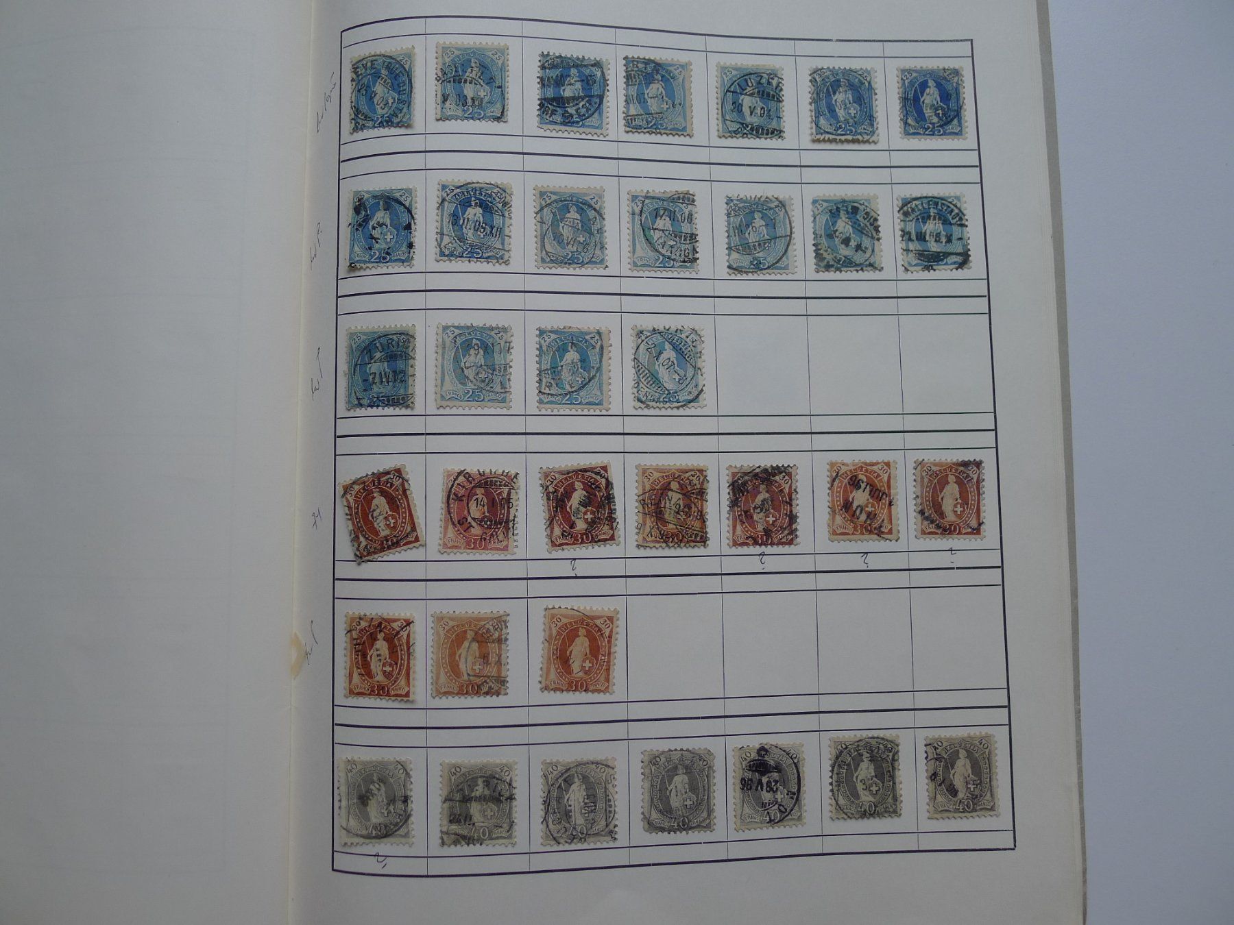 Tutti i francobolli: Sammlung Schweiz ab 1862- ca. 1908 – Usato da Dagmersellen venduto da q1w2e3r4 5