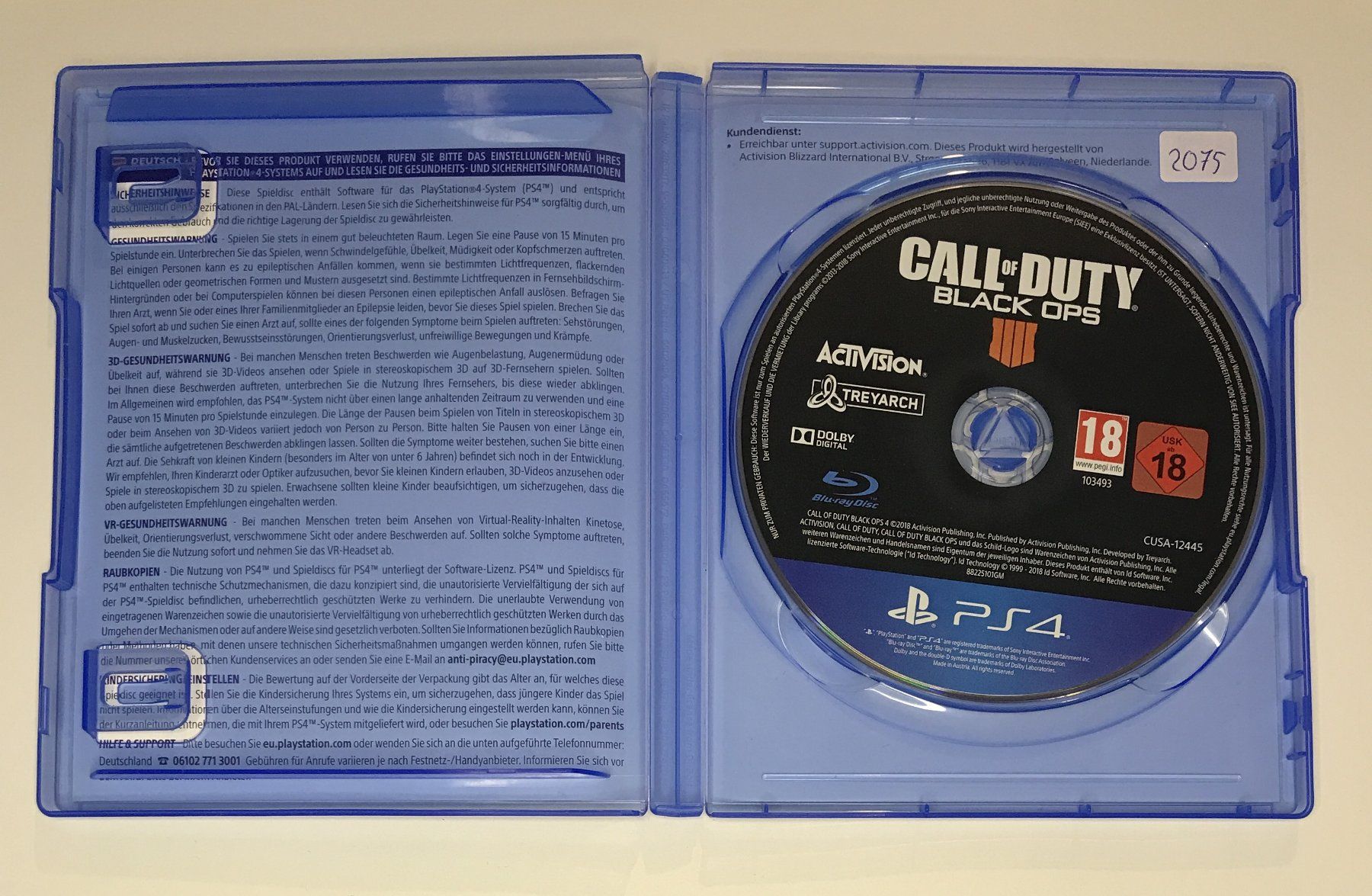 Spiele: PS4 - Call of Duty: Black Ops 4 – Gebraucht aus Allschwil von Bullach 1