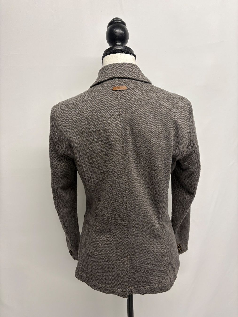 Camel Giacche: Camel Active Blazer braun 36 Fischgratmuster Baumwollstretch – Usato da Regensdorf venduto da secondchancefashion 3
