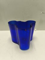 Vase blau Alvar Aalto Iittala 16 cm(em323)