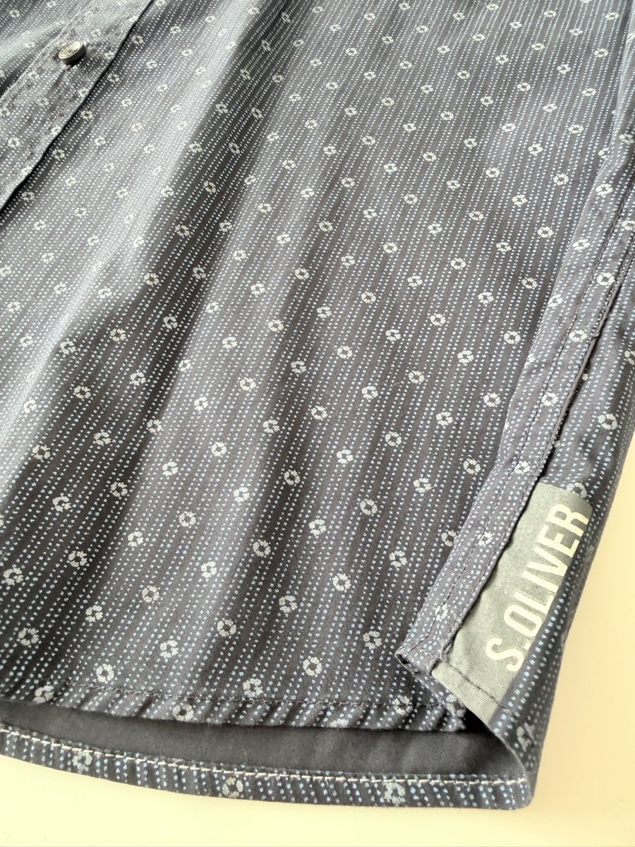 S.Oliver Camicie: S.Oliver Hemd kurzarm Gr. M Slim Fit – Nuovo (secondo la descrizione) da Fraubrunnen venduto da 5baechers 1
