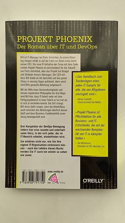 Libri: Projekt Phoenix, Der Roman über IT und DevOps – Nuovo e nell'imballaggio originale da Ballwil venduto da bom_ar 1