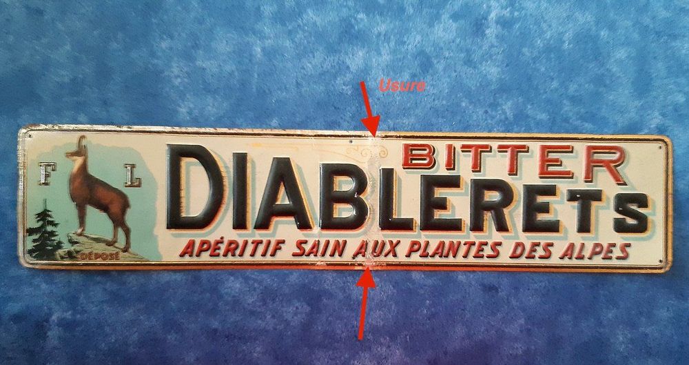 Affiche Vintage Bitter Diablerets - Poster 50x70cm - Reproduction HQ
