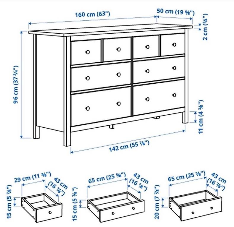 Cassettiere: Hemnes Kommode – Usato da Amriswil venduto da Schoggi2.0 2