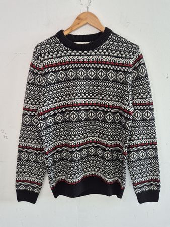 Original Carlo Colucci vintage Wollpullover anthrazit, chunky Strickpullover 2024 XXL, 80er 90er