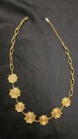 Halskette 18K vergoldet Edelstahl 316L Statement Gold Neu