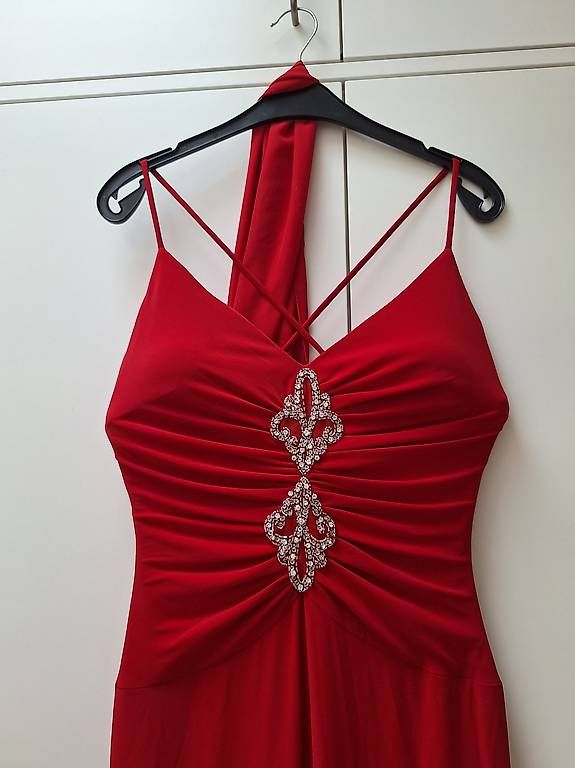 Vestiti: Ballkleid rot, Gr.36/38 – Usato da Oberengstringen venduto da Goldstueck58 2