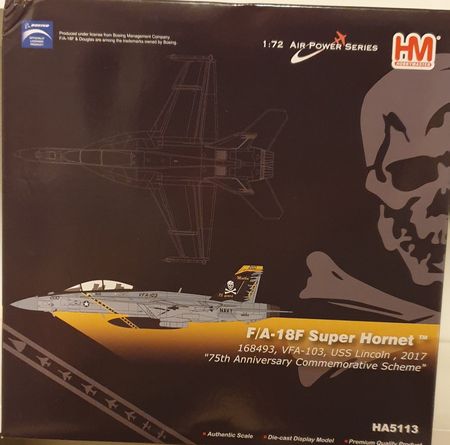 F/A-18F Super Hornet Jolly Rogers VFA-103 1:72 Hobby Master