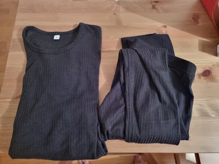Thermo Unterwäsche Set Gr. S Anthrazit – Ski / Winter /
