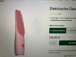 Elektrische Sonic Gesichtsbürste