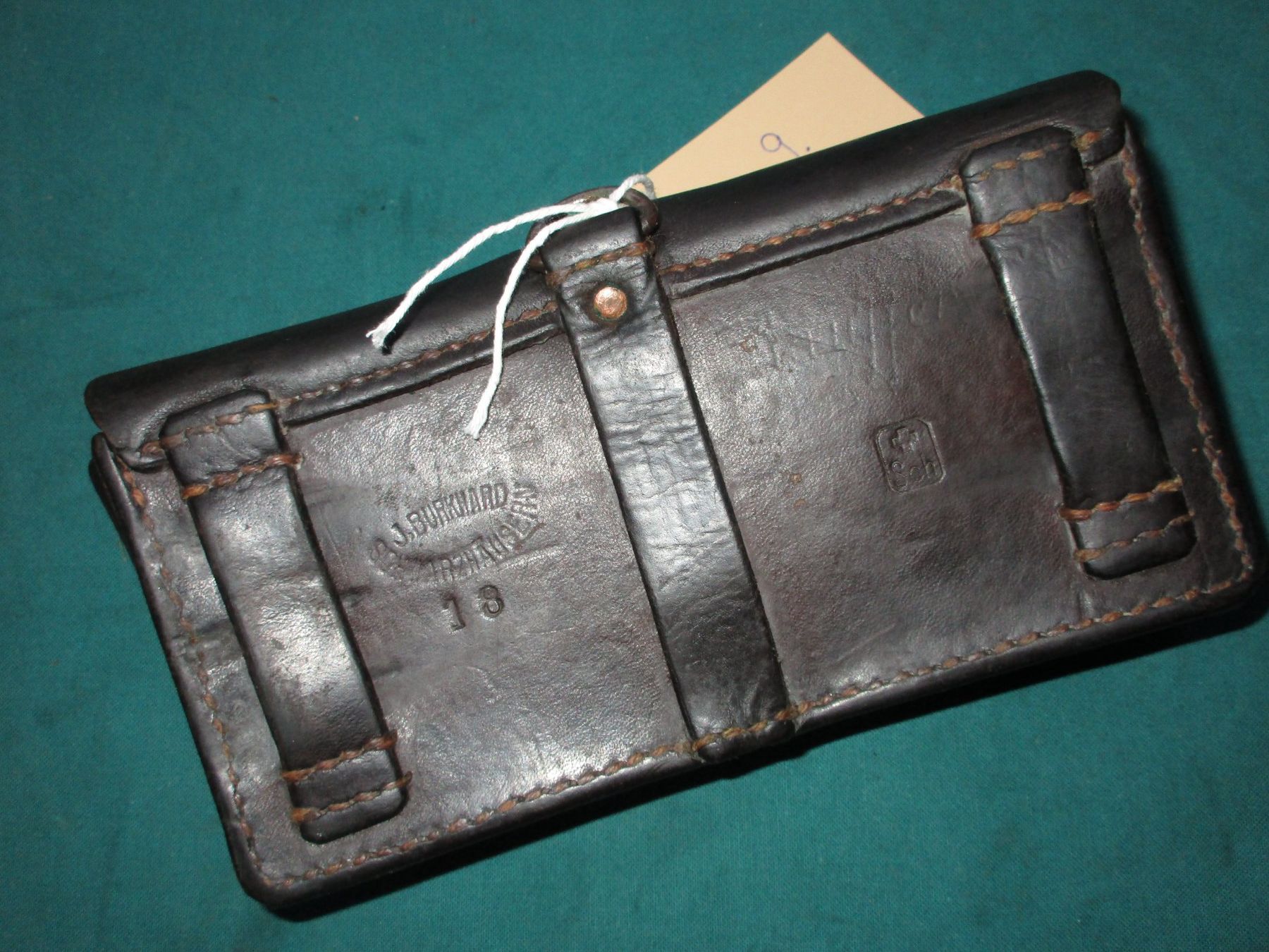 Schweizer Armee Stichwaffen: Patronentasche (9) 1918 – Gebraucht aus Bowil von vifi01 1