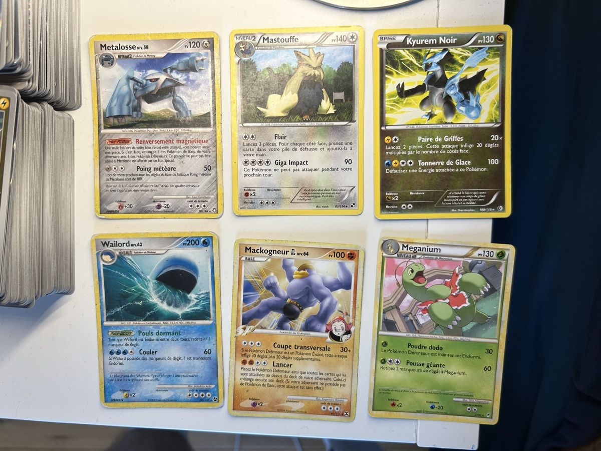 Pokémon Carte collezionabili: Lot 6 Pokemon Karten (FR) – Usato da Vuadens venduto da Numispot