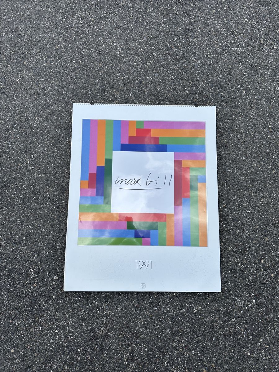 Foto & Immagini: Max Bill Kalender 1991 – Usato da Zürich venduto da frauflufelberg