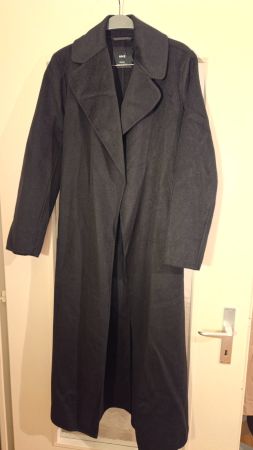 Mango Wollmantel, schwarz (EU XS, neu)