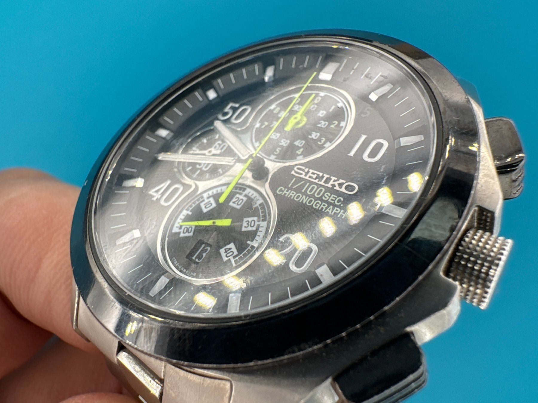 Seiko Orologi: Seiko Chronograph Quartz TITANIUM SND Series – Usato da Corminboeuf venduto da MrGP87 2