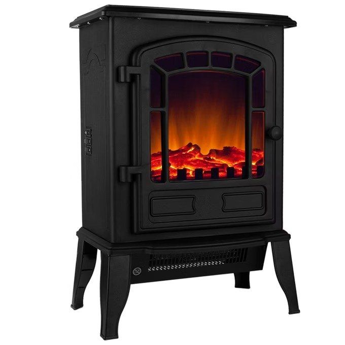 Camini: Elektrischer Kamin mit Heizung – Nuovo e nell'imballaggio originale da Winterthur venduto da aredo 5