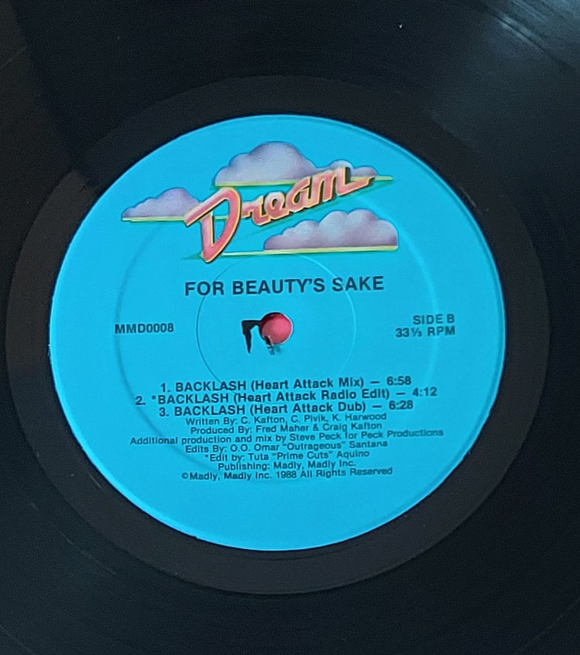 Dischi in vinile: LP - FOR BEAUTY'S SAKE - BACKLASH – Usato da Steckborn venduto da Quo7 2