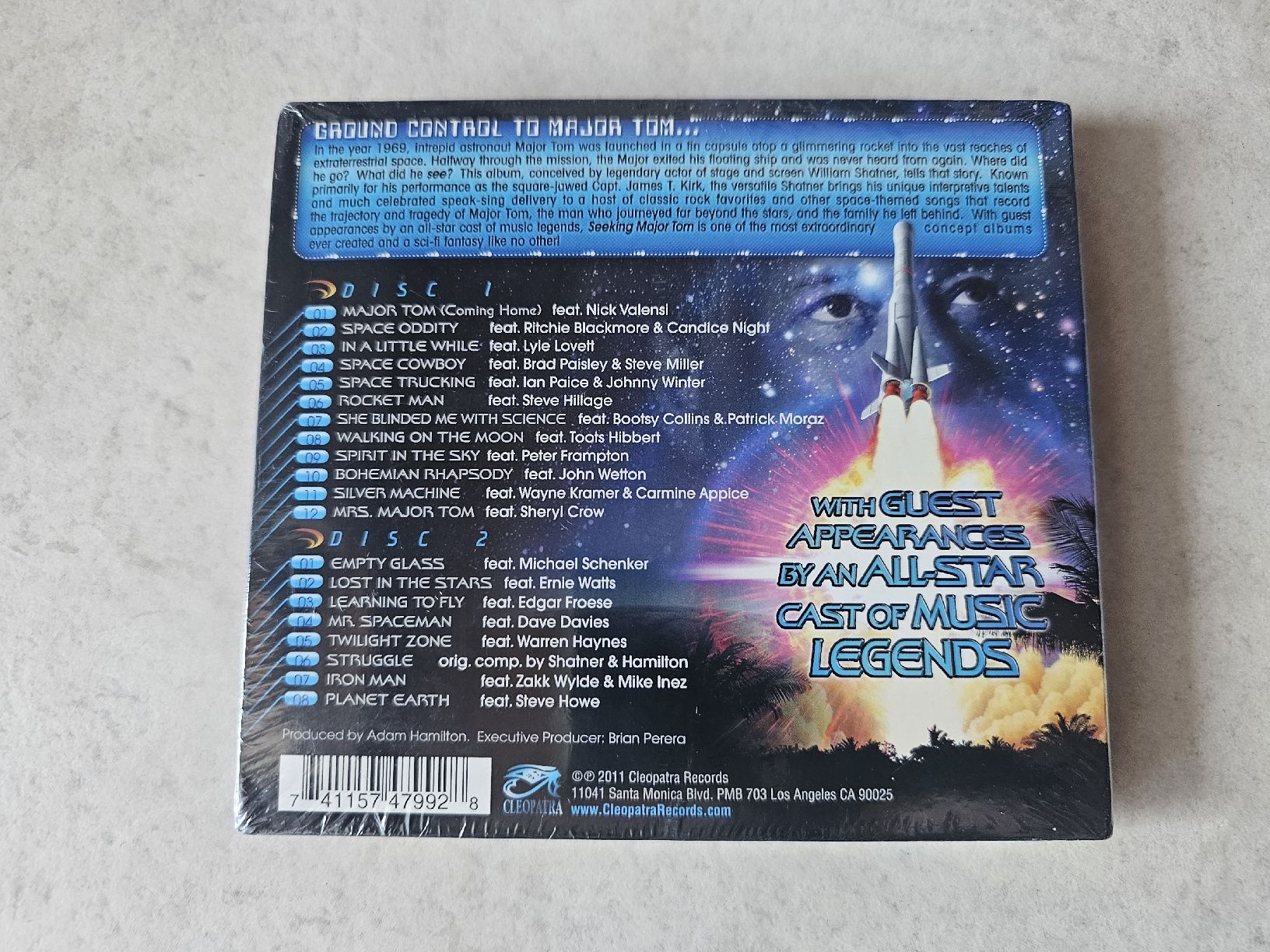 CD: William Shatner  -  Seeking Major Tom / 2 CD Set Fabrikneu – Nuovo e nell'imballaggio originale da Schneisingen venduto da backstore24 1