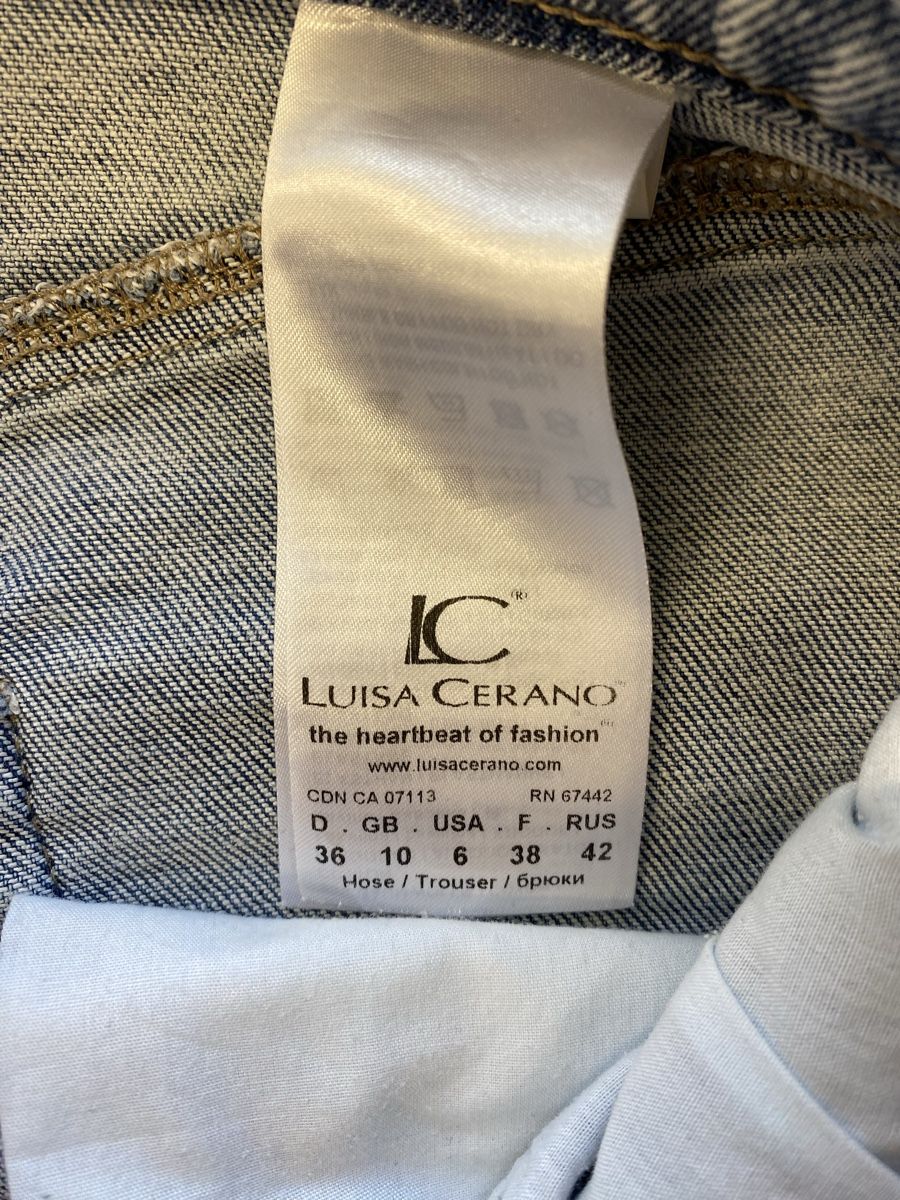 Luisa Cerano Jeans: Luisa Cerano Hose, Gr. 36 – Usato da Balzers venduto da styleee 3