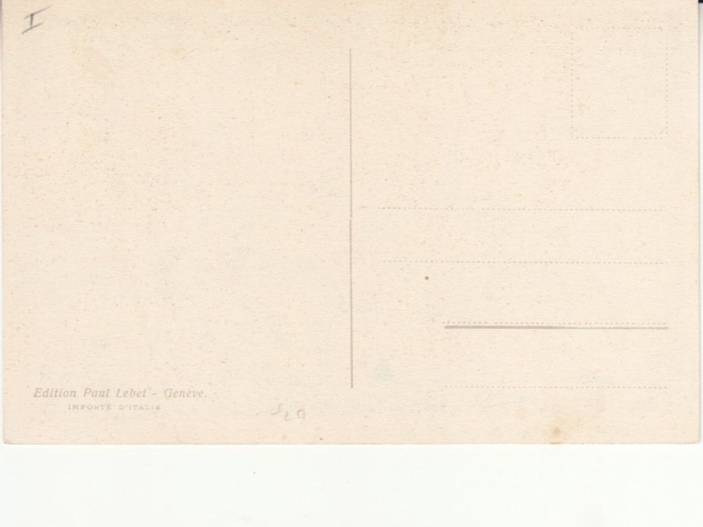 Cartoline postali: Genève ca. 1920 – Usato da Bürglen TG venduto da StampGraf 1
