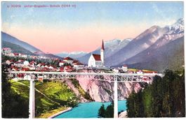 Unter.Engadin SCHULS (1244 (im Sommer) va. 1910 (GR)