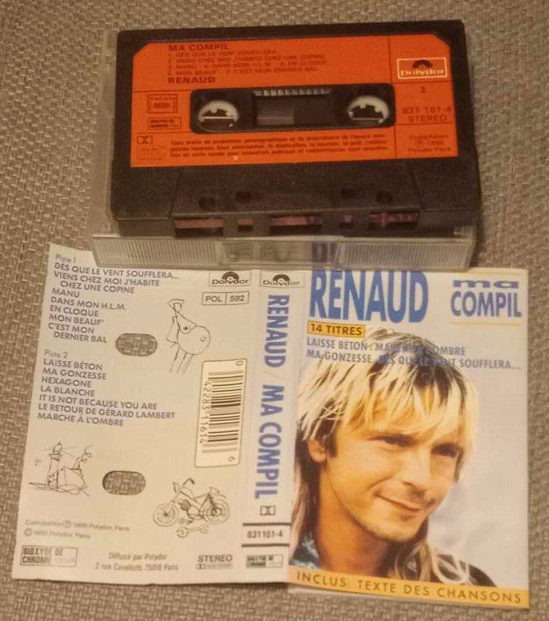 Renaud – Ma Compil / cassette MC 1986 (Gebraucht) in Le Locle für CHF ...