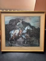 Tableau vintage"Le Cavalier Polonais" Rembrandt reproduction