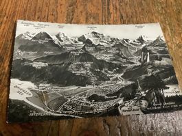 Vintage Ansichtskarte Interlaken, Berge - Top Zustand!