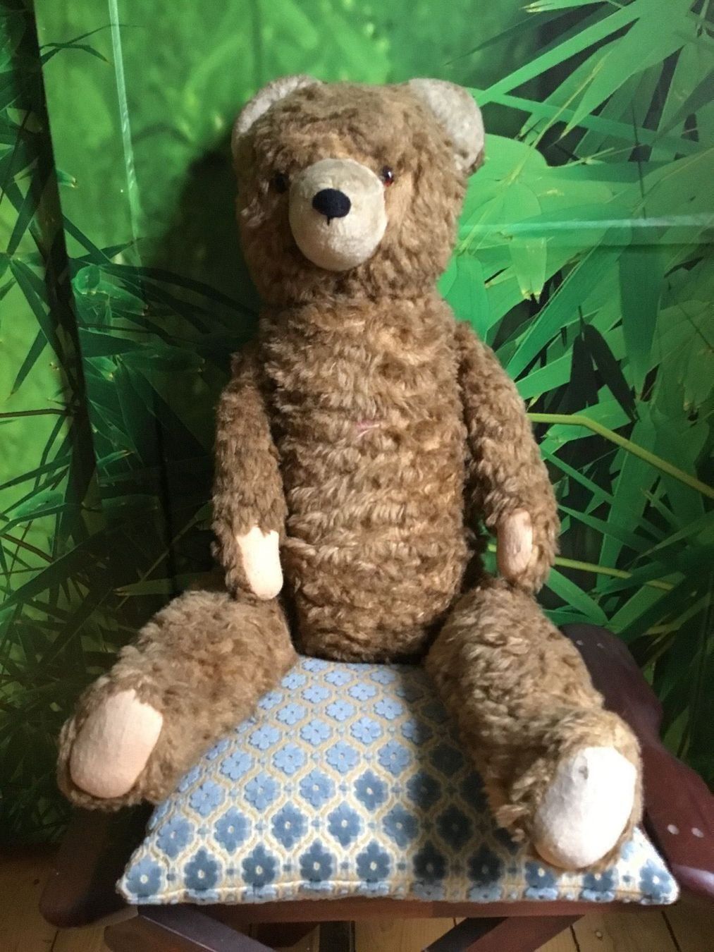 Spielzeuge: Antiker Teddybär, ca. 1950, Mohair, gross – Gebraucht aus Wettswil von ann_hd9g 1