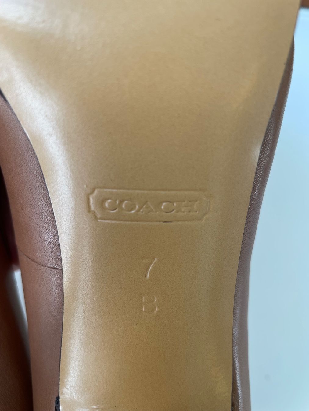 Coach Damenschuhe: GENUINE LEATHER COACH SHOES, SIZE 36,5 – Neu (gemäss Beschreibung) aus Forch von ele_9gsf 7
