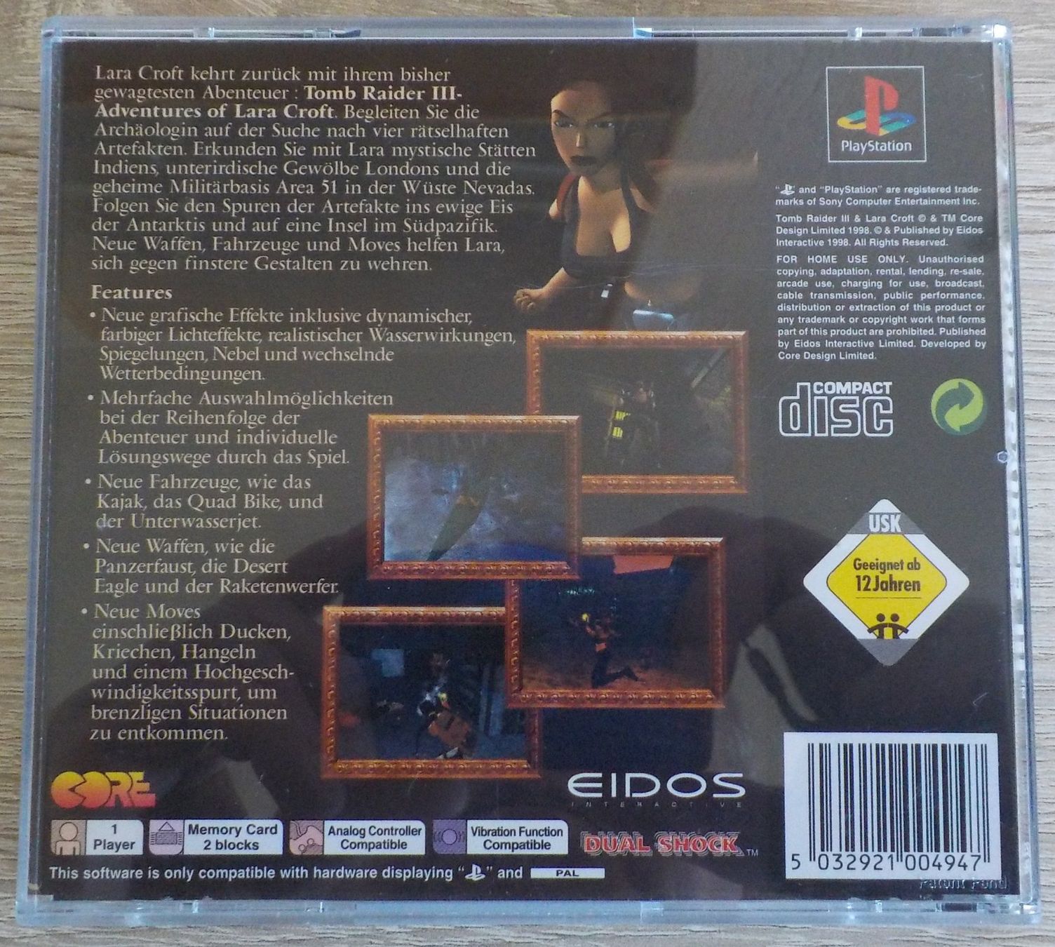 Sony Spiele: TOMB RAIDER 3 – Gebraucht aus Reinach AG von Masi 1