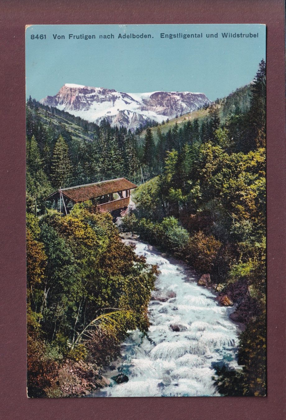 Ansichtskarten: ENGSTLIGENTAL - Wildstrubel – Gebraucht aus Pully von nicecards