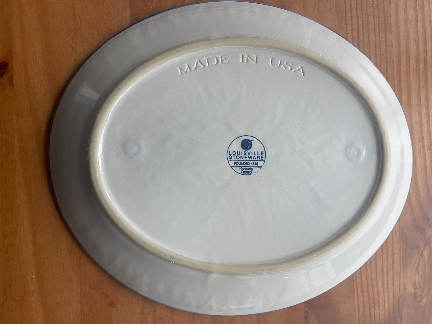 Servierplatten: Eine grosse Servier Platte oval Amerika Marke Stoneware & Co – Gebraucht aus Nussbaumen AG von HelenaDavid1910 2