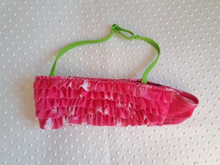 NEU! Arena Bikini Gr. 140, pink-grün, Rüschen