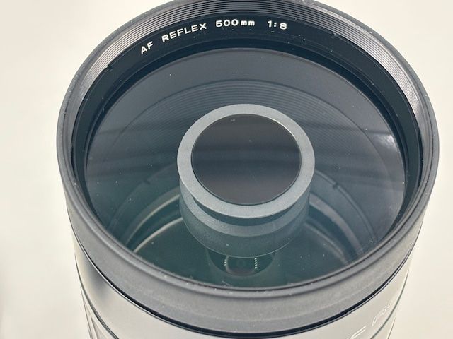 Minolta Obiettivi: Minolta AF Reflex 500mm F8 Mirror + 2 Filter + Köcher – Usato da Seewis Dorf venduto da Plebejus 2