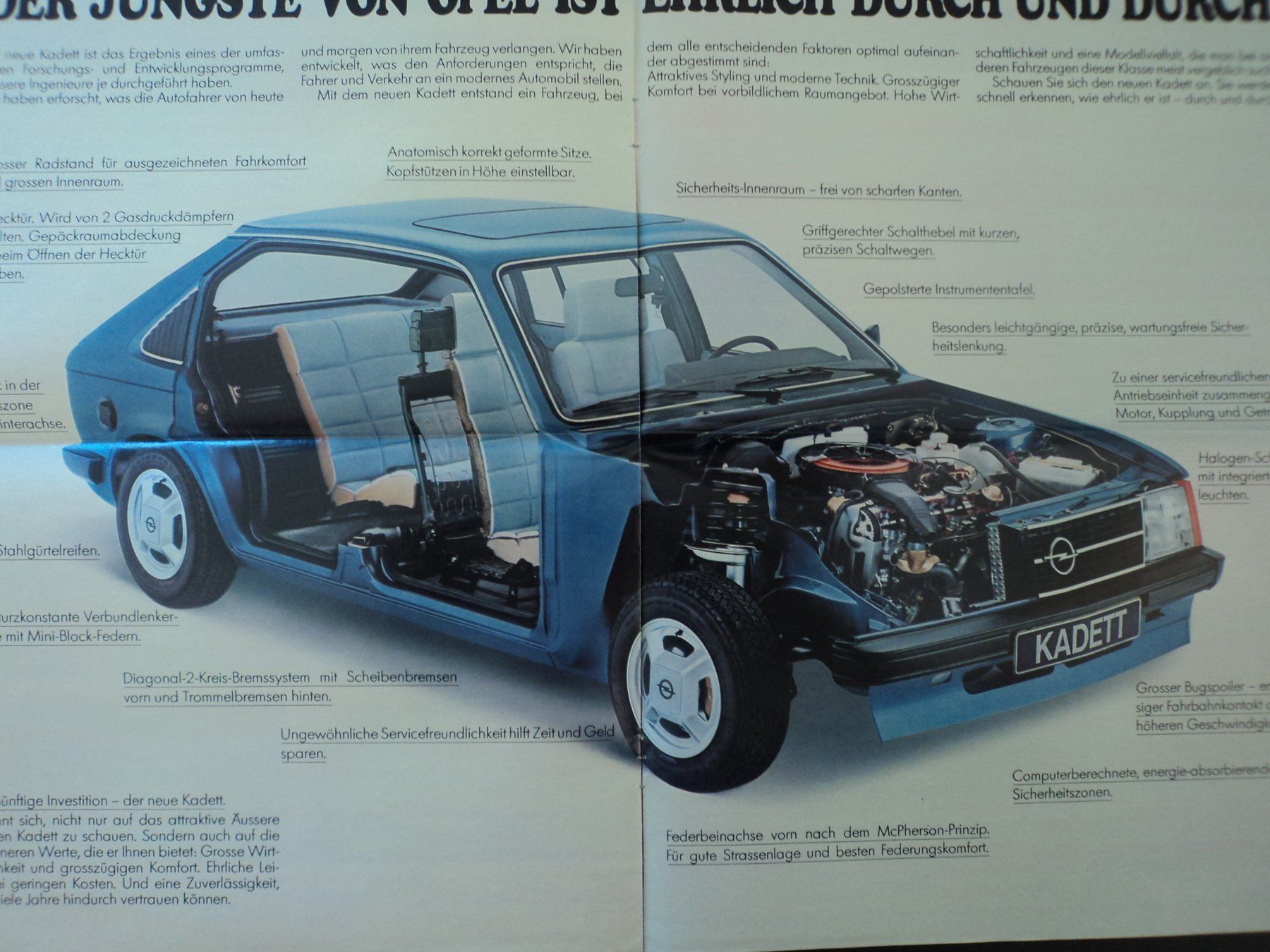 Opel Documenti: Prospekt Opel Kadett D 1979 – Usato da Schwarzenburg venduto da modelCARama 2