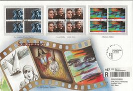 FDC 4er Block Serie Werbe 1995