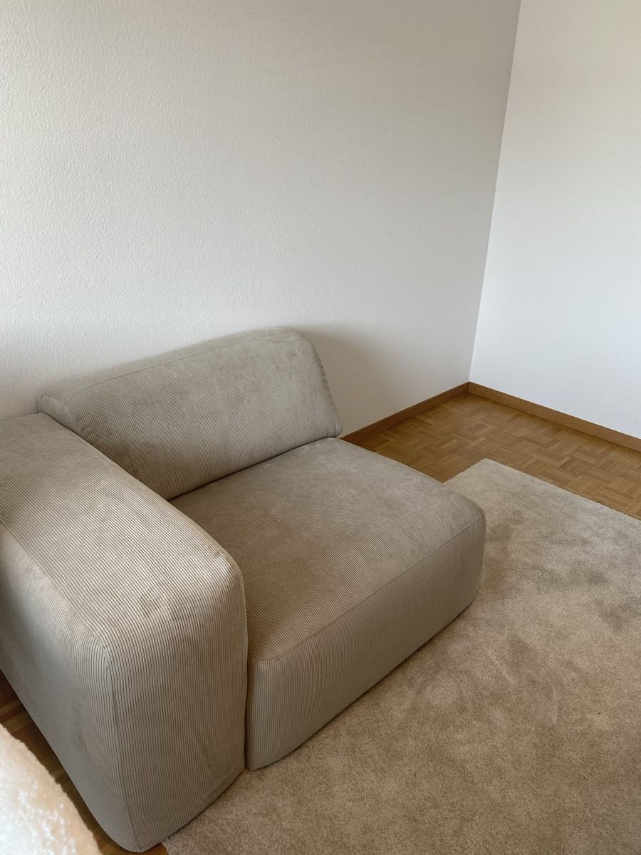 Sofas: Ecksofa Cord Beige – D'occasion à Speicher par pat_ddn8 1