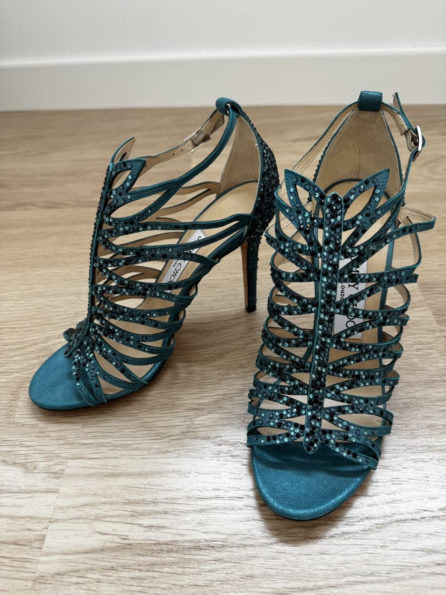 Jimmy Choo Damenschuhe: Jimmy Choo Sandaletten Gr. 36 – Neu (gemäss Beschreibung) aus Killwangen von was.sharp