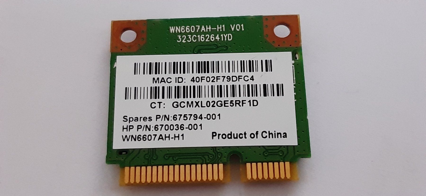 Unità & Adattatore: Wi-Fi Atheros AR5B125 Mini PCI-E Karte – Usato da Magden venduto da Gold-Adler 2