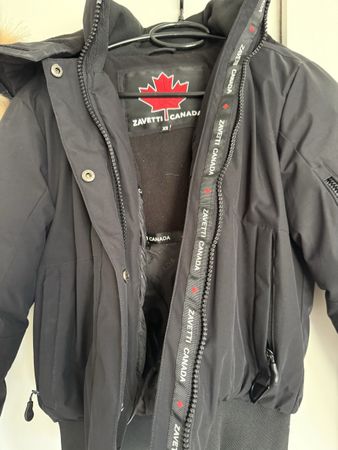 Zavetti Canada Winterjacke schwarz Grösse XS gebraucht