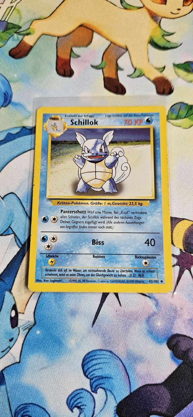 Pokémon Carte collezionabili: Schillok 42/102 Base Set DE – Usato da Belp venduto da Ginus85