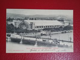 AK Eidg. Sängerfest 1905 Zürich Tram Fuhrwerk Festhütte