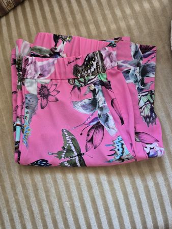Marc Cain Hose N2 Pink Schmetterlingr