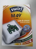 Swirl M49 Staubsaugerbeutel 4x  für Miele, neu ♻️