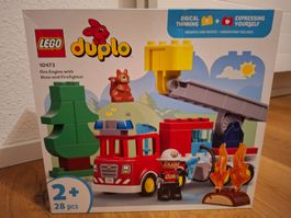 NEU Duplo Löschfahrzeug mit Flammen