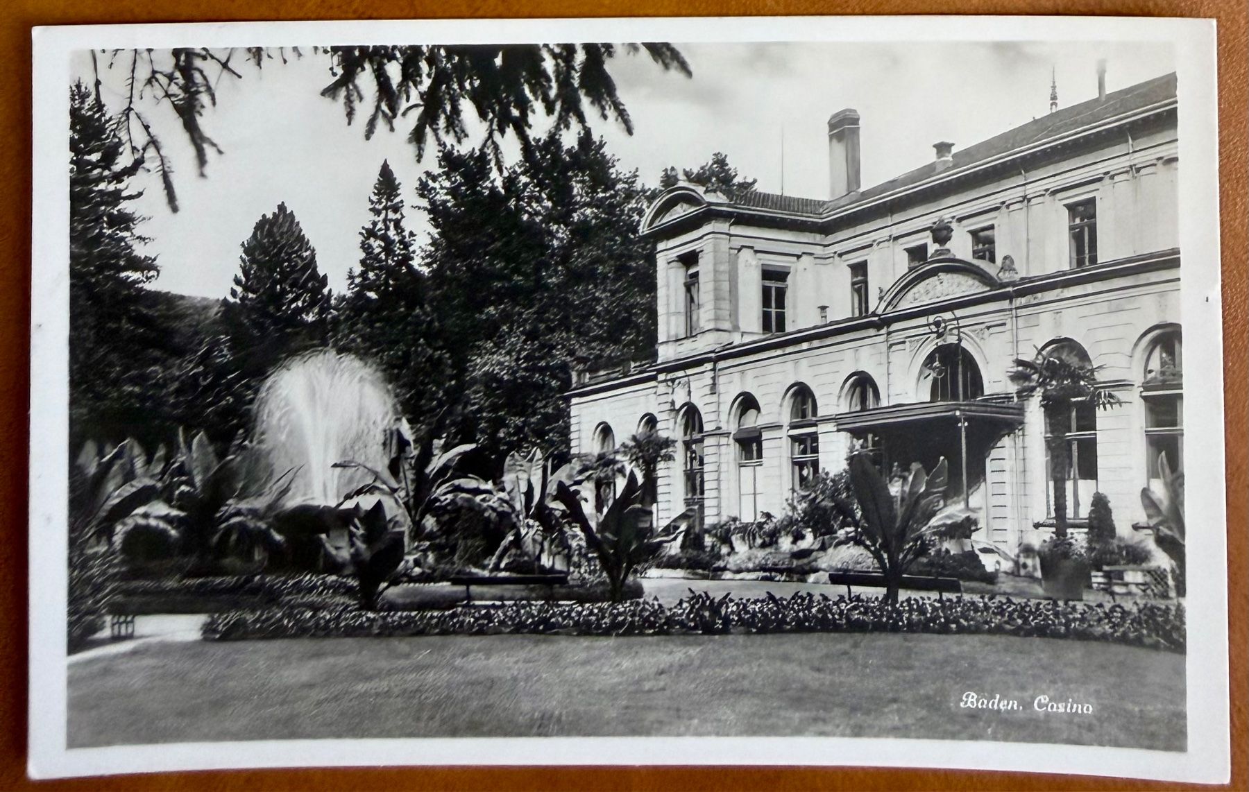 Cartoline postali: Baden - Casino 1931 – Usato da Lutry venduto da Ediego