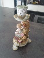 Kerzenständer mit Engel, Porzellan, Vintage, Top Zustand