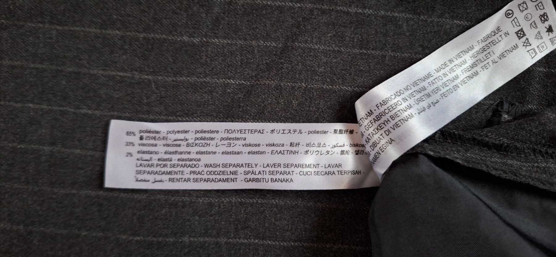 Zara Pantaloni: Zara, pantalon gris – Usato da Lussery-Villars venduto da pousinete02 3