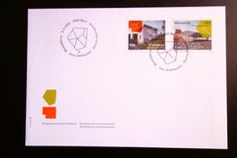 2009 FDC Sondermarken "Zeitgenössische Architektur"